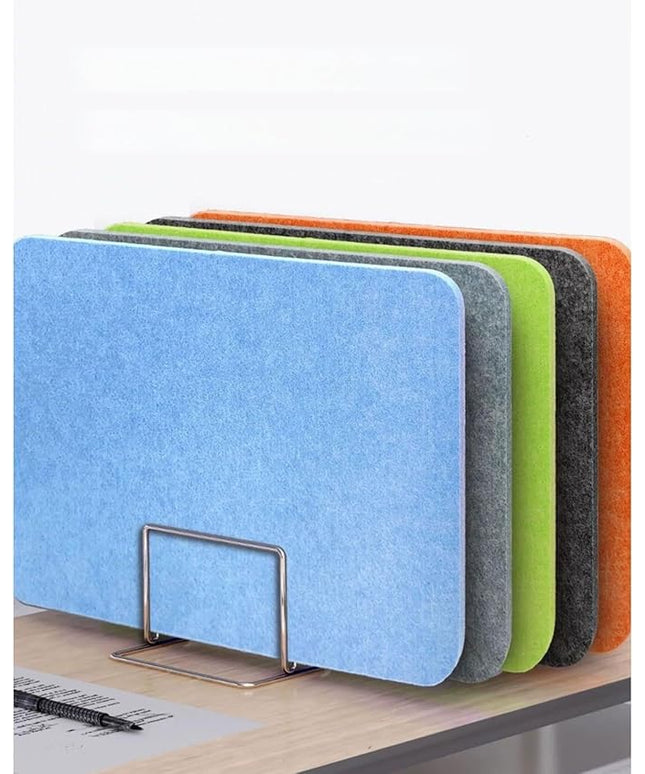 Acoustic Freestanding Desk Divider Privacy Panel for Classroom or Office Noise Reducing Felt Screen Partition Table Sound Proof Room Dividers with Enhanced