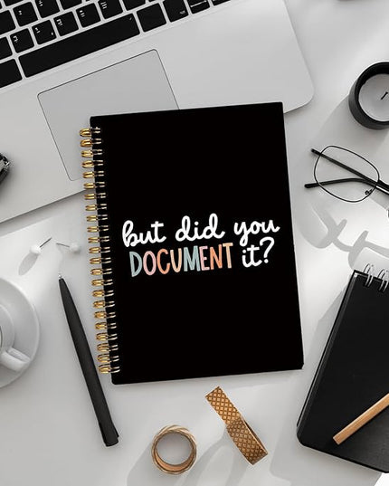But Did You Document It Funny Notebooks for Work, Human Resources Gifts, Funny Office Gifts, Office Humor Gifts, Funny Office Supplies, Funny Hardcover Spiral Notebook 5.5x8.3 Inch