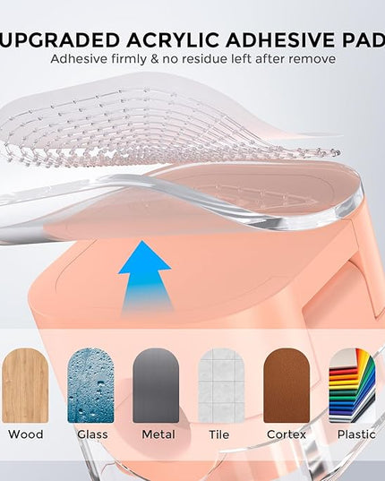 AhaStyle Magnetic Cable Organizer [1s Lock] 6 Pack Cord Holders Cable Clips Strong Adhesive Hide Cable Cord Keeper Adhesive Wire Organizer Keeper for Nightstand Kitchen Car Office