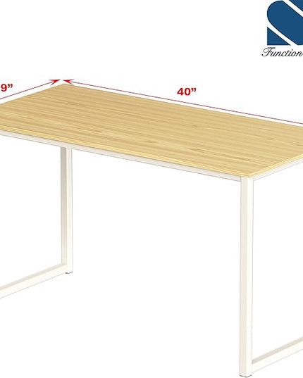 SHW Mission 40-Inch Home Office Computer Desk, Oak