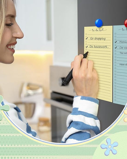 Censen 10 Pack 500 Sheets To Do List Notes Daily Checklist Notepads with 50 Sheets Each Undated Color Memo Pad Block Shopping List Pad Weekly Plan Notepad Organizer Planners(Morandi Color,Lined)