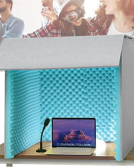 Portable Sound Recording Vocal Booth Box,Desktop Soundproof Cover,Isolation Booth,Sound Absorbing Shield,sound Proof Foam Panels To Filter Vocal,studio Booth,isolation Booth,portable Recording Studio