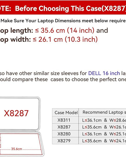 Smatree Hard EVA Protective Sleeve Case Compatible for 16 inch DELL Pro Max 16 Plus MB16250,for 16 inch Alienware 16/16X Aurora Gaming Laptop,for 16inch Precision 7680/7670 Workstation Laptop (X8287)