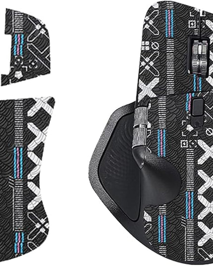 Mouse Grip Tape Full Coverage for Logitech MX Master 4 Wireless Gaming Mouse,Self-Adhesive PreCut Sweat-Resistant Professional Mice Upgrade Kit - 2 Color