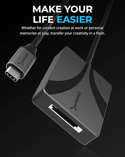 SABRENT USB Type C CFexpress Type A Card Reader [CR-CFXA]