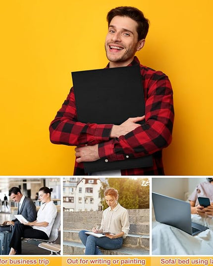 EMF Radiation Shielding Laptop Pad - 12x16 Inch Heat Blocking Mat, Anti-Radiation & Heat Protection for Laptop, Notebook, Tablet Use on Lap, Office, Travel