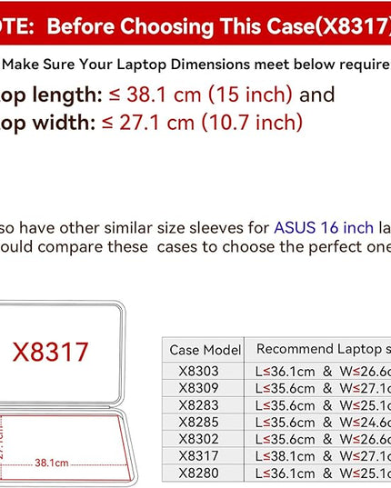 Smatree Hard EVA Protective Sleeve Case Compatible for 16 inch ASUS ExpertBook B6 Flip (B6602F),Lenovo ThinkPad P16v Gen 2/1 Mobile Workstation,Legion Pro 7/7i/5i/5 Gen 8,Legion Pro 7i/5i Gen 9(X8317)