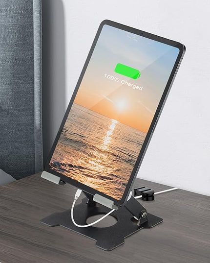 KABCON Tablet Stand,Tablet Holder for iPad,Adjustable Portable Multi Angle Desktop Stand Compatible with iPad Pro 9.7 10.5 12.9 Air Mini 1-4,Galaxy Tabs,Surface Pro Tablets,Kindle,E-Reader,Nexus
