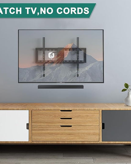 in Wall Cable Management Kit for TV & Soundbar - Cord Hiding for Wall, Hide TV Wires When Mounting, Includes Power & Low Voltage Cable Management, Includes Hole Saw Drill Attachment for Install