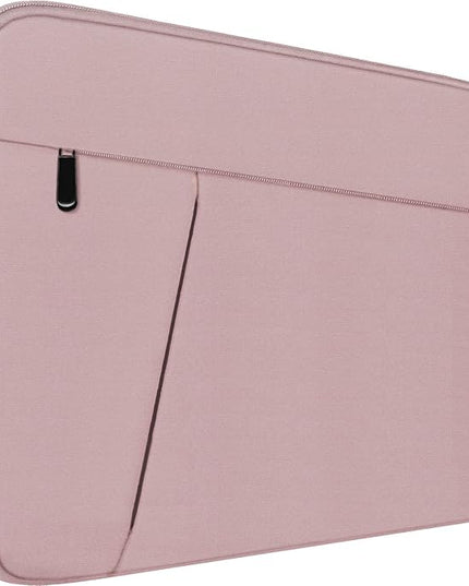 Laptop Sleeve Case 15.6 inch, Durable Shockproof Protective Computer Carrying Cover with Front Pocket, Briefcase Handbags Laptop Sleeve Bag for 15.6 inch HP, Dell, Acer, Asus, Notebook, Pink