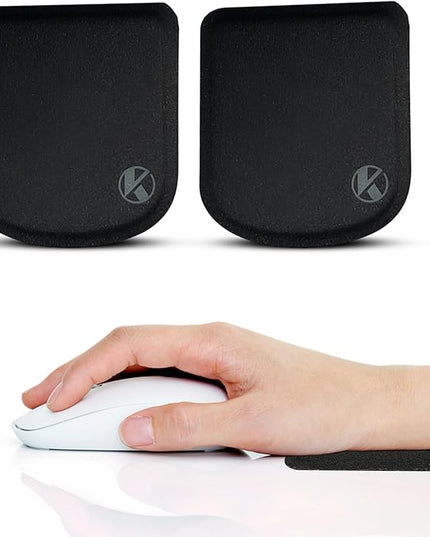 KOVEHN Ultra-Thin Portable Laptop Wrist Rest Pads (Onyx Black)