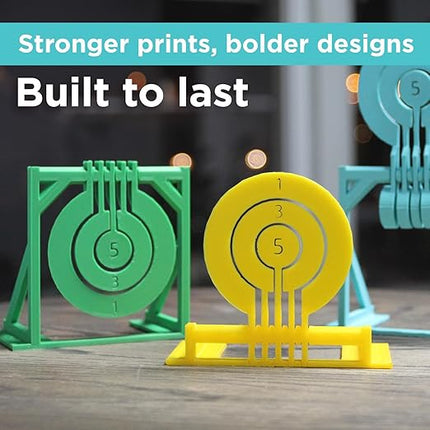 Polymaker PLA PRO Filament 1.75mm 1kg, Tough & High Rigidity Yellow 3D Printing Filament, PolyLite PLA PRO 3D Printer Filament 1.75mm, Print with Most 3D Printers