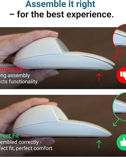 Magic Mouse Case for Better Hand Position | Better Magic Mouse Grip for More Control | Ergonomic Support | iMac Accessory | Works with Any Version