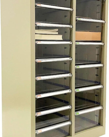File Cabinet 15 Drawers Vertical Document Storage Cabinet Paper Organizer for Home Office