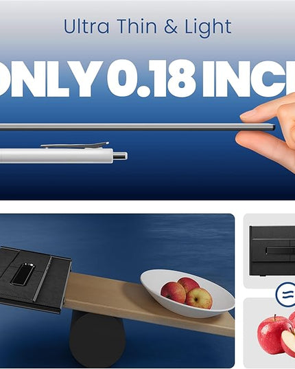 Laptop Screen Extender, Ultra-Thin 15.3" FHD 1200P 16:10 Portable Monitor for Laptop, Lightweight Dual Monitor Extender Plug & Play for 14"-17.3" Laptops, Compatible with Wins/Mac/Chrome/Linux