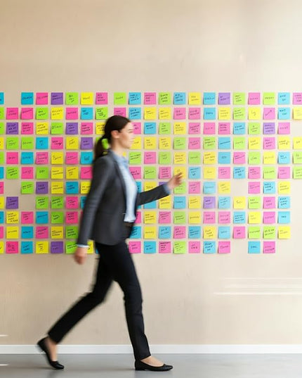 (40 Pads) Sticky Notes 3x3 in,Bright Colors Notepads,Colorful Stickies,Super Sticking Power,Memo Note Pads,Post on Windows Doors,Office,School,Strong Adhesive,Recyclable,Easy to Write on,Hold Well