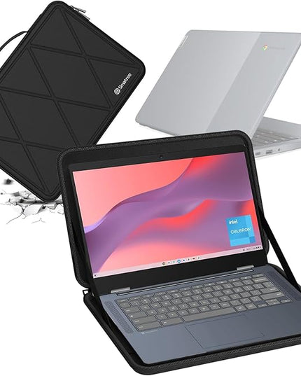 Smatree Hard EVA Protective and Waterproof Sleeve Bag and Case for 14 inch Lenovo V14 Gen 2/IdeaPad Slim 3i, IdeaPad 3 Laptop, IdeaPad 1i/1 Gen 7, IdeaPad 3i Gen 6, ThinkPad C14 Chromebook Bag (X8243)