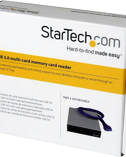 StarTech.com USB 3.0 Internal Multi-Card Reader with UHS-II Support - SecureDigital/Micro SD/Memory Stick/Compact Flash Memory Card Reader , TAA (35FCREADBU3)