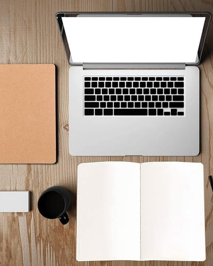 Large Blank Notebook Journals Bulk with Thick Plain Paper, 60 Pages, 8.5x11 inch, Sketchbook Composition Diary Subject Notebooks Planner for Students Office, Kraft Journal Set, 12 Pack