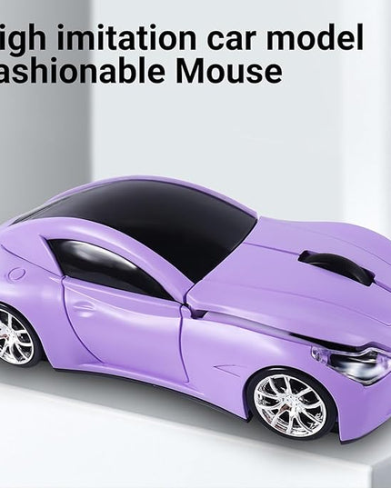 elec Space Car Mouse, Wireless Mouse (Purple)