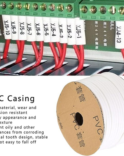 PVC Casing Wire Core Marking Protection Sheath Tube Durable Flexible Wear for Supvan Tube Printers 2Pcs (ZMY-1.5)
