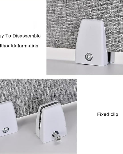 Acoustic Desk Divider Panel - Soundproof Privacy Screen for Offices & Classrooms | Noise-Reducing Partition That Increases Private Space in Homes, Libraries & Workspaces(Style 3,30x60cm)