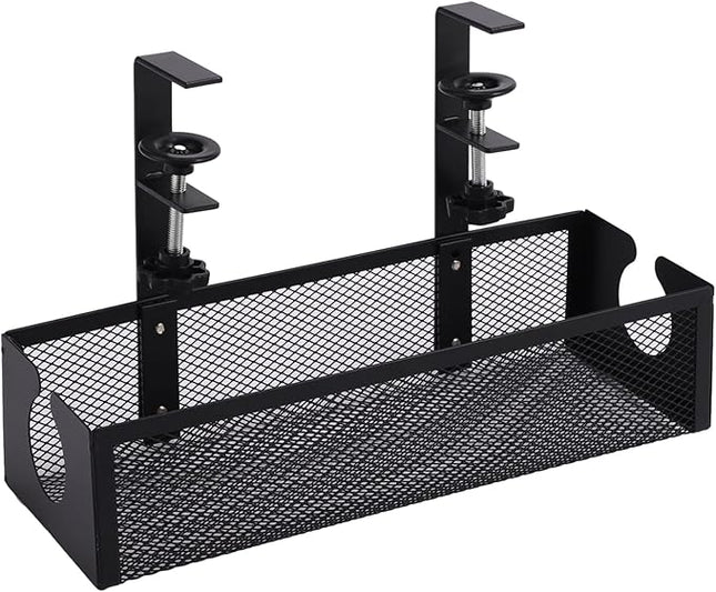 Under Desk Cable Management Tray | Space Saving Cord Organizer,Under The Desk Cable Management | for Family Friends Students Adults Men Women Home Indoor Office Study Kitchen