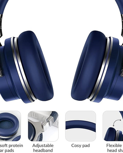 Million Sold 10 Years Classic E7 Active Noise Cancelling Headphones with Upgraded Noise Cancellation, Bluetooth Headphones Wireless with HD Sound Vivid Deep Bass, for Home Office Travel Birthday Gift