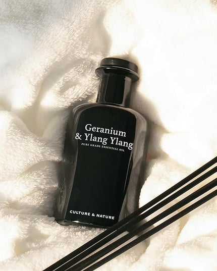 CULTURE & NATURE Pure Grade Essential Oil Diffuser (Geranium & Ylang Ylang)