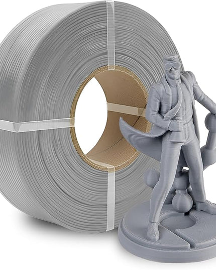 Polymaker Panchroma Refill Spool Grey PLA 3D Printing Filament Refill, Compatible with All Reusable Spools and All Major FDM 3D Printers, Tangle-Free, Vibrant Colors, 1.75mm 1kg