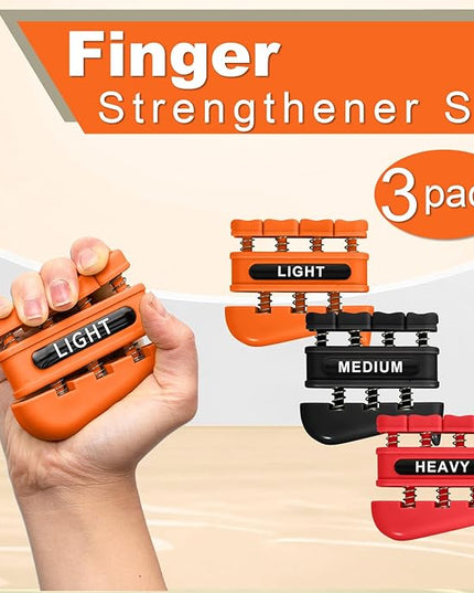 DICYWUDI Grip Strength Trainer, Finger Strength Trainer for Grip Strength Training for Fingers, Wrists, and Hands for Home, Office, Gym, Climbing, Athletes, Musicians, and Therapy