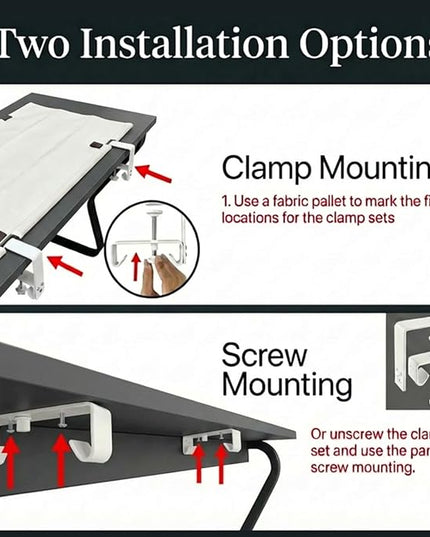 [Upgraded] Under Desk Cable Management, 36" Cord Organizer, with Silicone Pads (No Scratch!), 16 Cable Ties, Washable PE Honeycomb Base,Fits Any Desk 0-2.1", No Stinky Cardboard! Beige