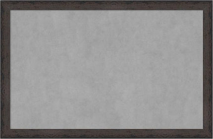 Amanti Art Black Framed Magnetic Board 23x35 Large Vision Board for use with Magnets, 100% Metal Sheet to Display Items as Office Decor or for Home Organization in mudroom, Kitchen or Kids Room