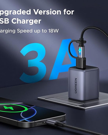 UGREEN USB C to USB Adapter 3 Pack, USBC Female to A Male Adapter Type C Charge Converter Compatible for iPhone 17/16 Pro Max,15 14 13 12 Plus,Apple Watch,Airpods,iPad Air Mini,Samsung Galaxy S25