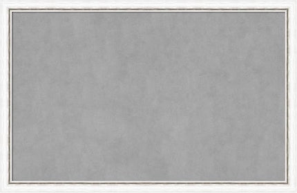 Amanti Art White Framed Magnetic Board 22x34 Large Vision Board for use with Magnets, 100% Metal Sheet to Display Items as Office Decor or for Home Organization in mudroom, Kitchen or Kids Room