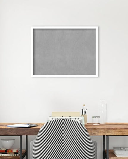 Amanti Art White Framed Magnetic Board 19x25 Medium Vision Board for use with Magnets, 100% Metal Sheet to Display Items as Office Decor or for Home Organization in mudroom, Kitchen or Kids Room