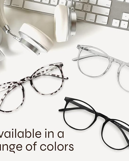 IBOANN Blue Light Glasses for Woman/Men, Fashion Blue Light Glasses Men, Fake Glasses Help Reduce Screen Fatigue