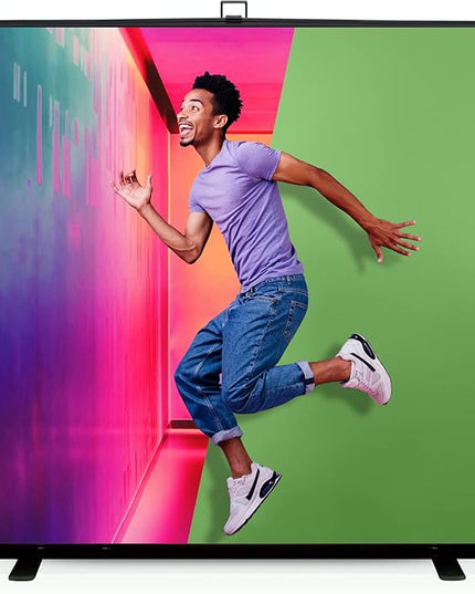 【Wider Style】 KHOMO Gear 87-in Large Collapsible Green Screen Backdrop Portable Retractable Chroma Key Panel Photo Background with Stand for Video Conference, Photographic Studio, Streaming