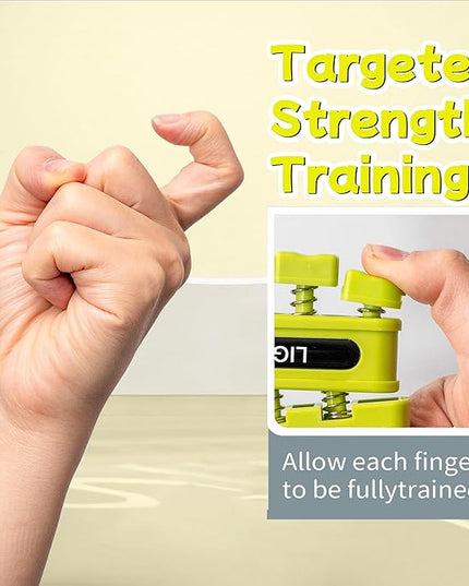 DICYWUDI Grip Strength Trainer, Finger Strength Trainer for Grip Strength Training for Fingers, Wrists, and Hands for Home, Office, Gym, Climbing, Athletes, Musicians, and Therapy