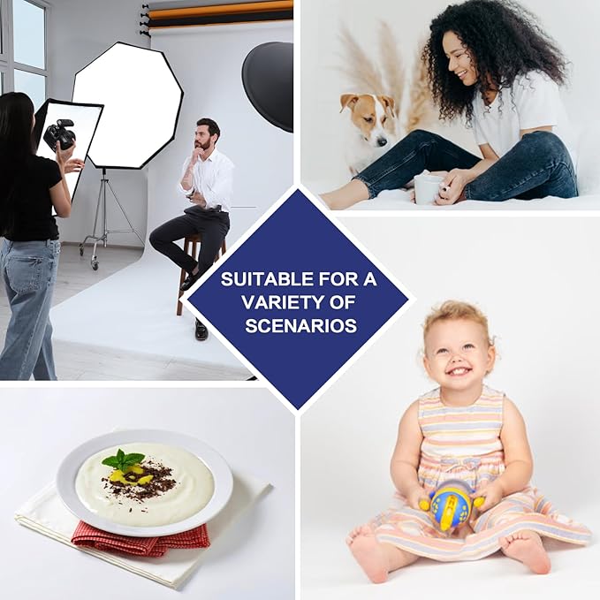 GFCC 10x12FT White Backdrop Background - for Photography Photo Booth Backdrop for Photoshoot Background Screen Video Recording Parties Curtain