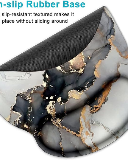 Lateefah Mouse Pad with Wrist Rest, 3-in-1 Gaming Mouse Pad, Keyboard Wrist Rest, Ergonomic Memory Foam Mousepad with Wrist Support for Computer Keyboard