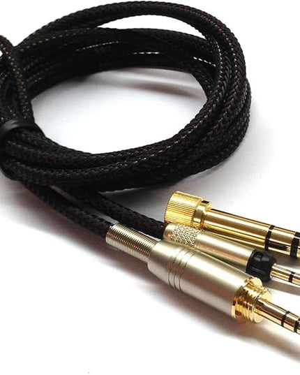 NewFantasia Replacement Audio Upgrade Cable Compatible with Sennheiser HD598, HD598Cs, HD560s, HD598SE, HD620S, HD400PRO, HD599, HD569, HD579, HD505 Headphones 1.2m/4feet