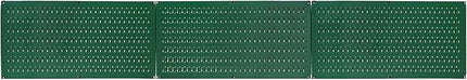 Wall Control Pegboard Value Pack - (3) Pack of Wall Control 16-Inch Tall x 32-Inch Wide Horizontal Green Metal Wallboards for Home & Garage Tool Storage Organization (Green Pegboard)