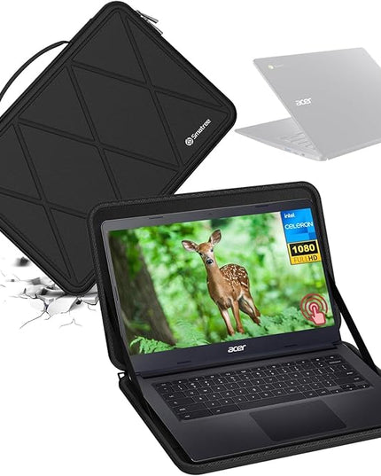Smatree Hard EVA Protective Sleeve Case Compatible for 14 inch Acer Chromebook 314-CB314-3H-C41F, for Acer Aspire Vero Green-AV14-51-59UW, for Acer Aspire 5-A514-54-32RS 14 inch Notebook Bag (X8259)