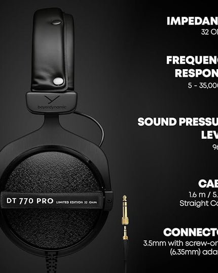 beyerdynamic DT 770 Pro 32 ohm Limited Edition Professional Studio Headphones