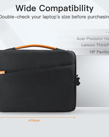 JETech Laptop Sleeve for 13-14Inch MacBook Air/Pro (M5/M4/M3/M2/M1,2020-2025), Waterproof Bag with Portable Handle and Pocket