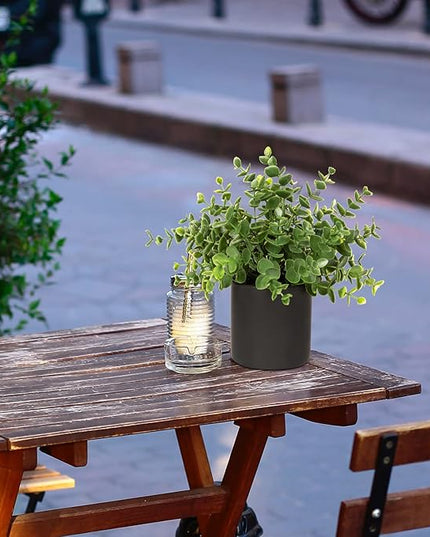 3 Pack Small Fake Plants for Shelf Decor Accents with Ceramic Pot Artificial Potted Plants for Rustic Farmhouse Decor Faux Plants Indoor Fake Potted Plants Artificial for Home Office Bookshelf Decor