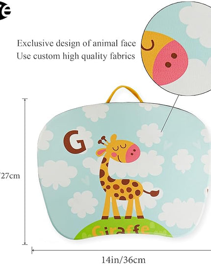 Jasenna Pets Lap Desk - Lapdesk Fits up to 11.6 Inch laptops - Drawing Table and Craft Desk (1-Giraffe)