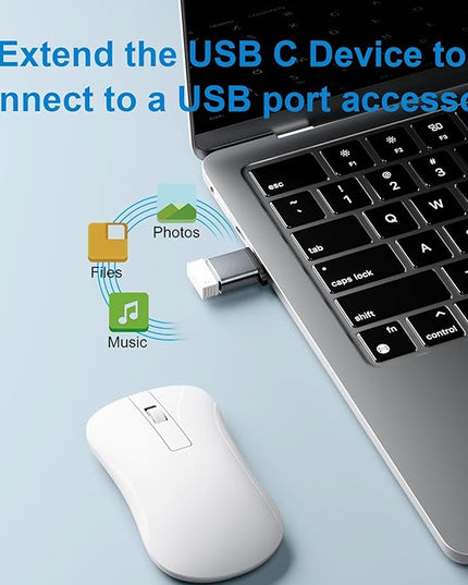 USB to USB C Adapter 10 Pack,USBC to USB Adapter,USB-A to USB-C Adaptor,TypeC USBA Male Female Converter for iPhone 16 15,MacBook,PS5,Phones,Charger,Grey