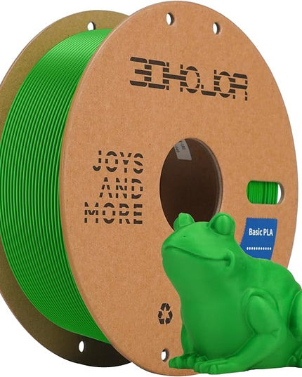 3D Printing Filament High-Speed PLA Filament 1.75mm 300mm/s 1kg Cardboard Spool Dimensional Accuracy +/- 0.03 mm Fit Most 3D FDM Printer-Green